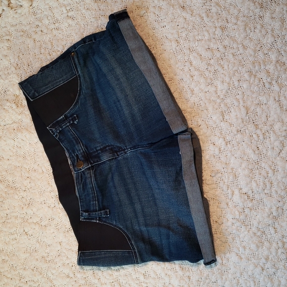 Pants - Maternity jean shorts